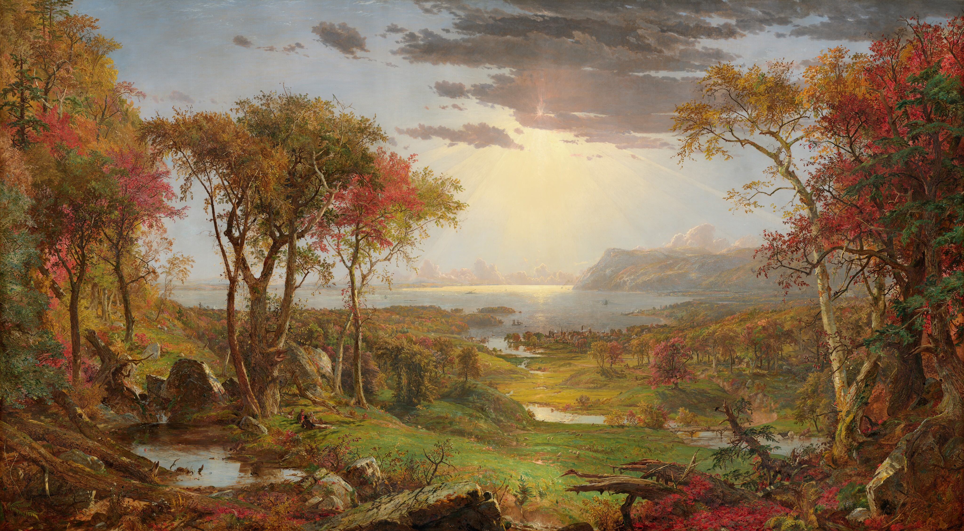 Hudson River in Autumn